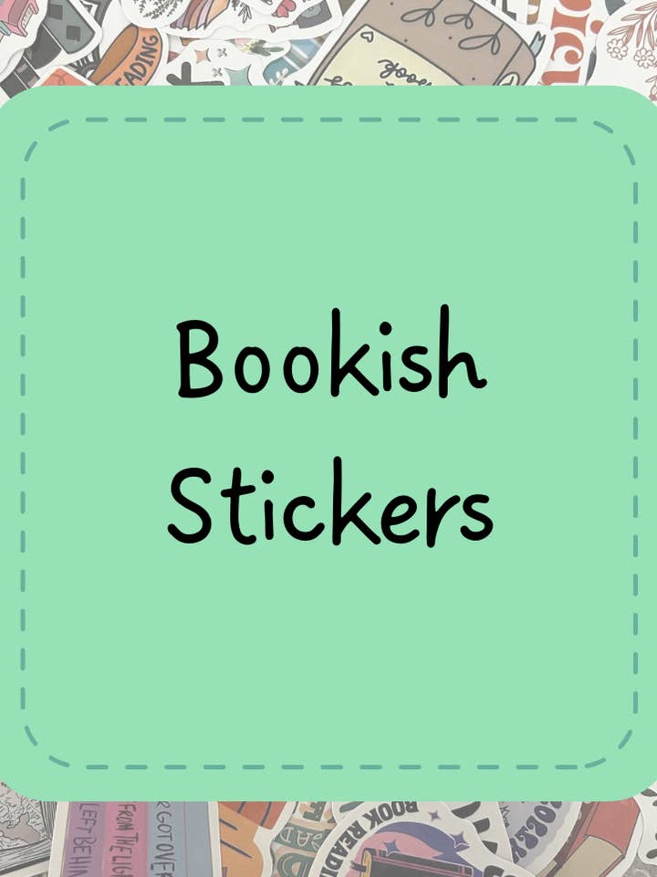 Mystery bookish sticker packs for wholesale by TheBookShack