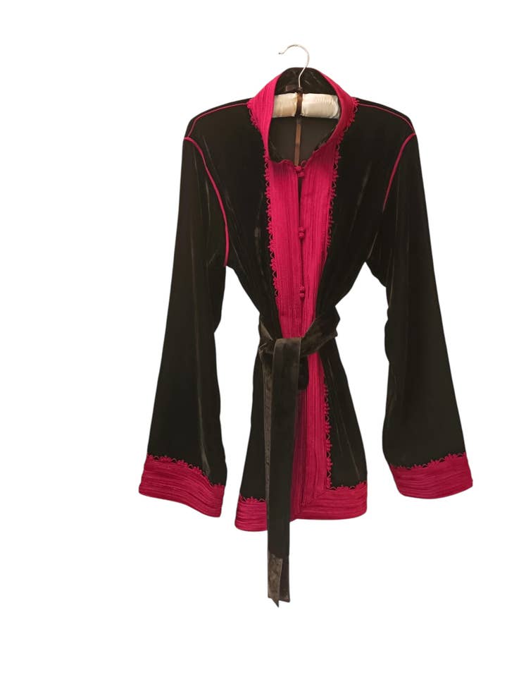 Teod’amar Venezia - Wholesale Jacket - Women's - Marco Polo jacket in black and fuchsia3
