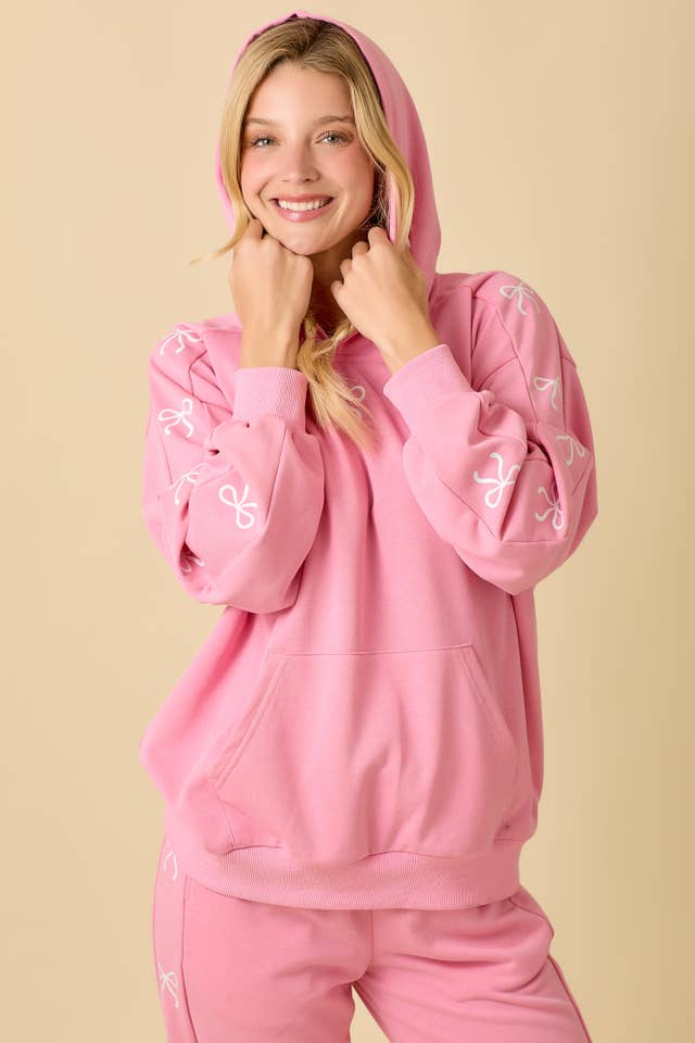 Main Strip - Wholesale Top & Pant Set (NOT Loungewear) - Women's - Ribbon Embroidered Hoodie Set – Soft Cozy Loungewear8