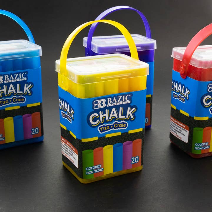 BAZIC Products - Wholesale Chalk - Color Chalk (20/Bucket)5