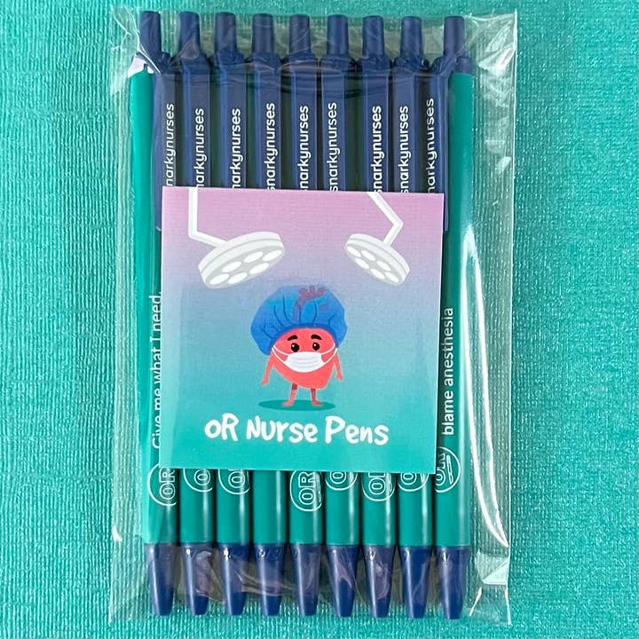 Snarky Pens: OR (Set of 9 Pens) for wholesale by Snarkynurses