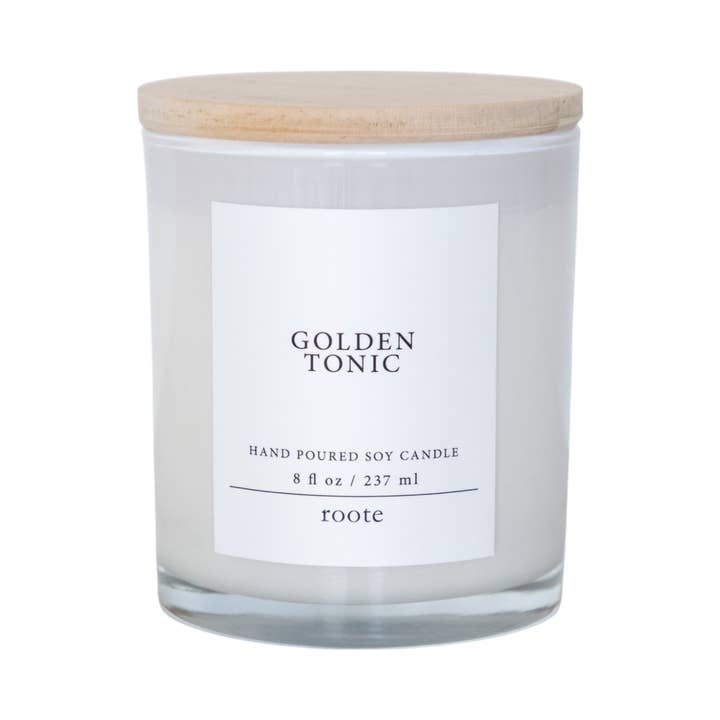 Golden Tonic Soy Candle for wholesale by roote