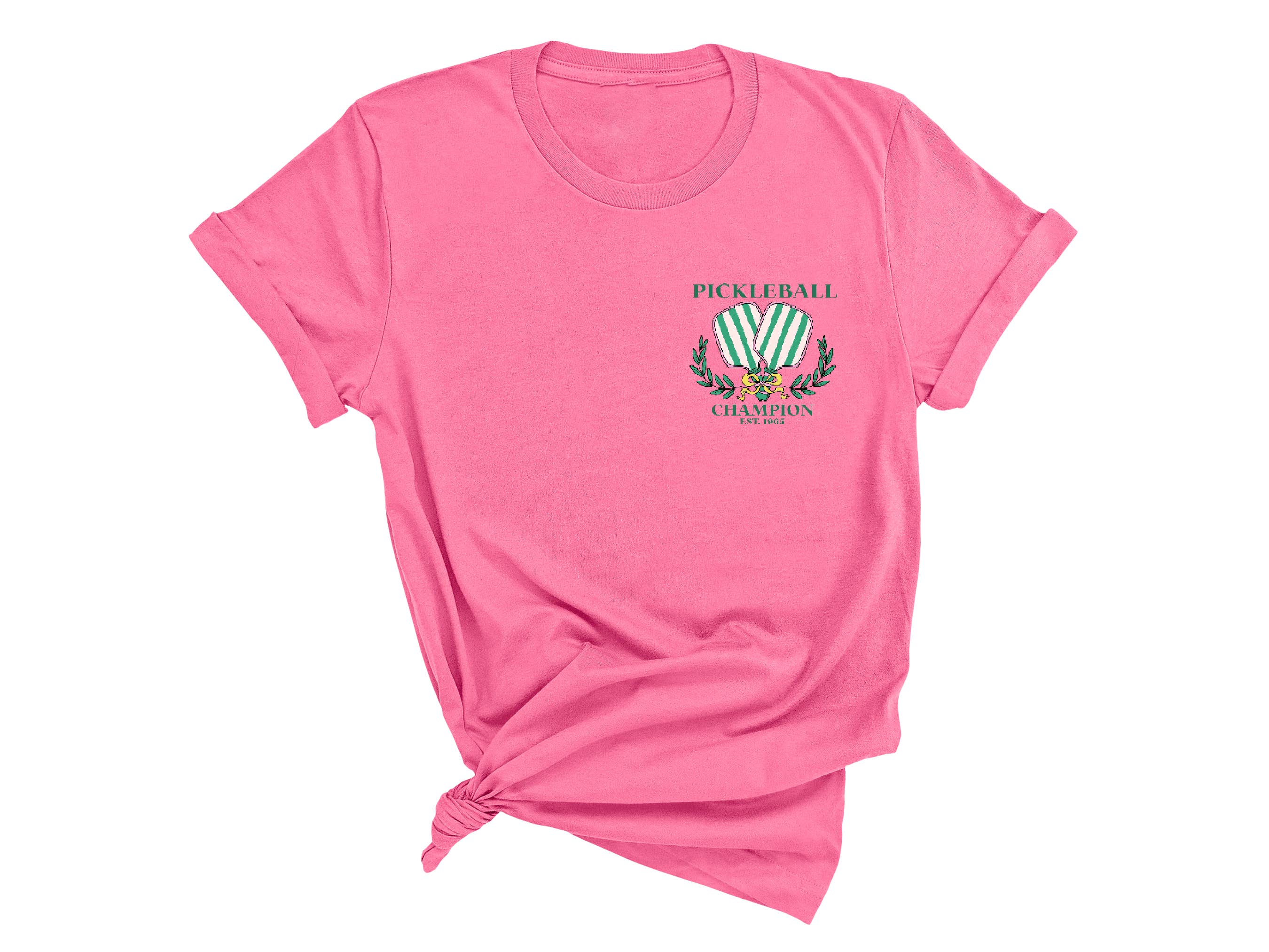 One Nine - Wholesale Screen Printed T-Shirt - Women's - Pickleball Social Club  / Pickleball Tshirt 5