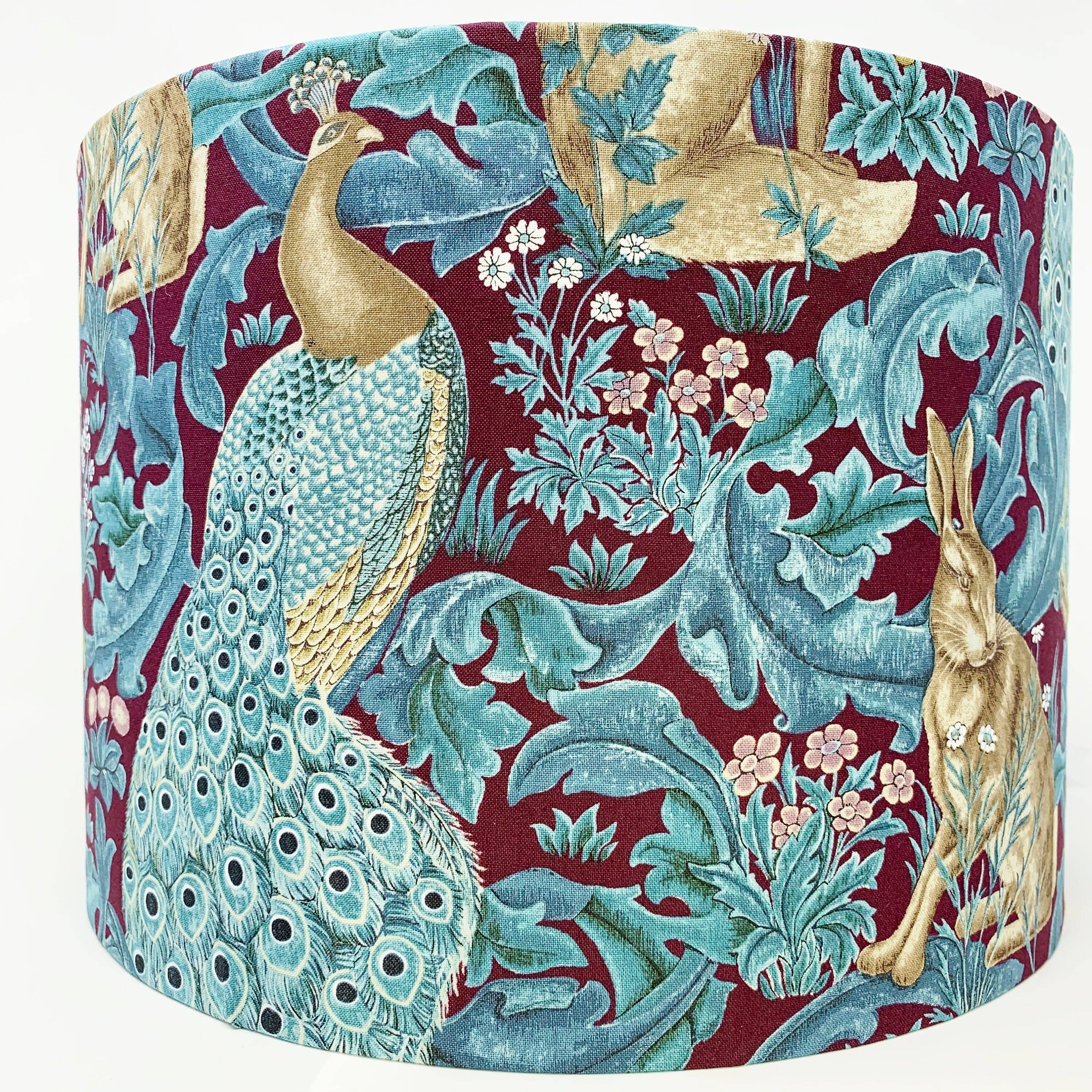 A Shade Unusual - Wholesale Lamp Shade - William Morris Forest lampshade (plum)0