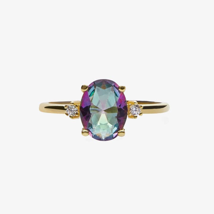JoyPersonalized - Wholesale Cocktail/Statement Ring - Mystic Topaz Ring, Statement Ring for Women