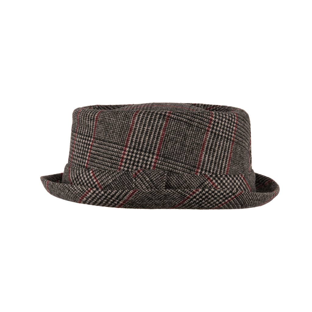 Eurostick - Wholesale Fedora - Unisex - Doyle Tweed Pork Pie Hat Prince of Wales Check0