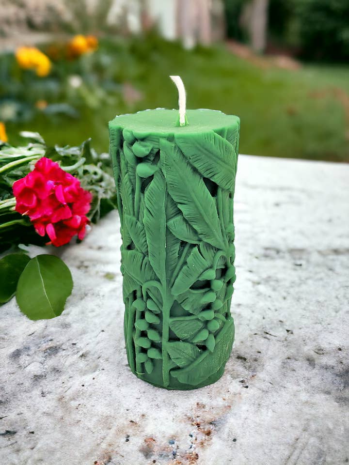 Bougie pilier Stalks pour la vente par Cernunnos Farms