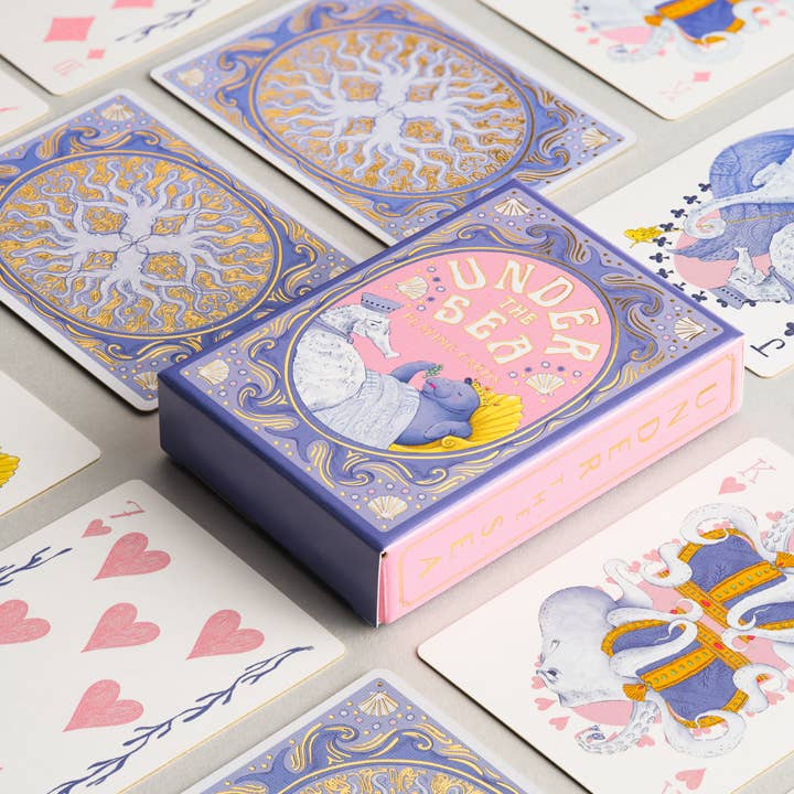 Playing Cards Book Box Set: Under the Sea for wholesale by Good Juju Ink