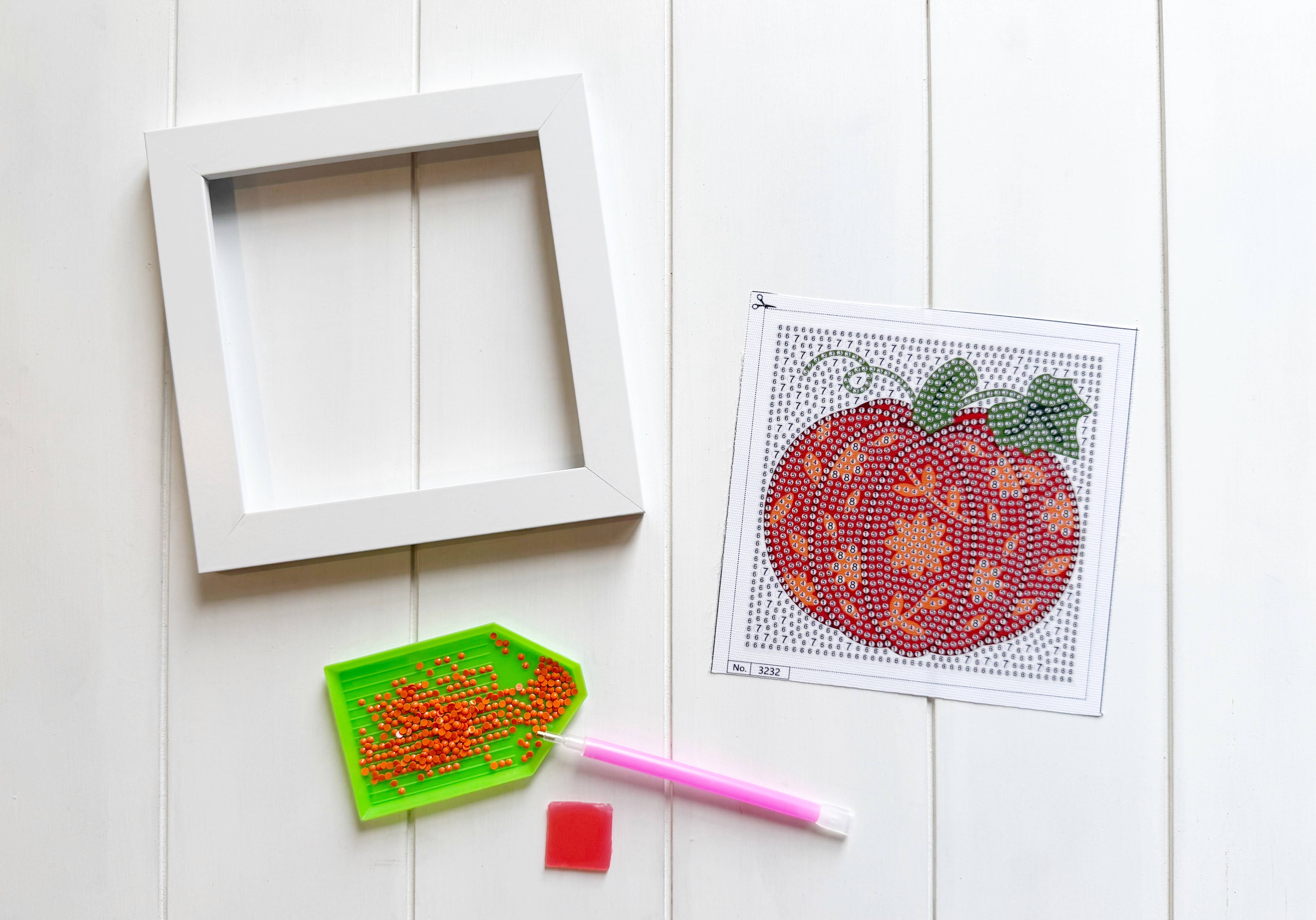 Addison Lane Designs Inc. - Wholesale DIY Craft Kit - Flower Pumpkin Diamond Painting Kit1