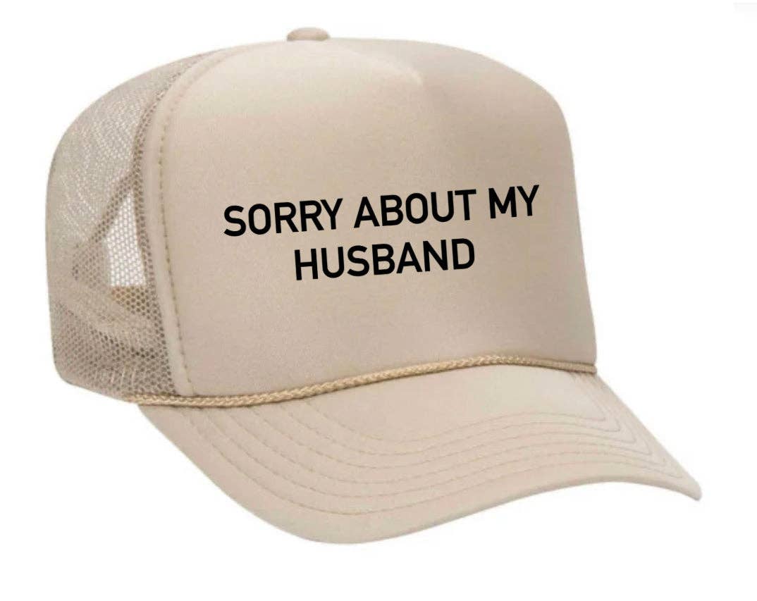 Inappropriate Trucker Hats - Wholesale Trucker Hat - Women's - Sorry About My Husband Trucker Hat9
