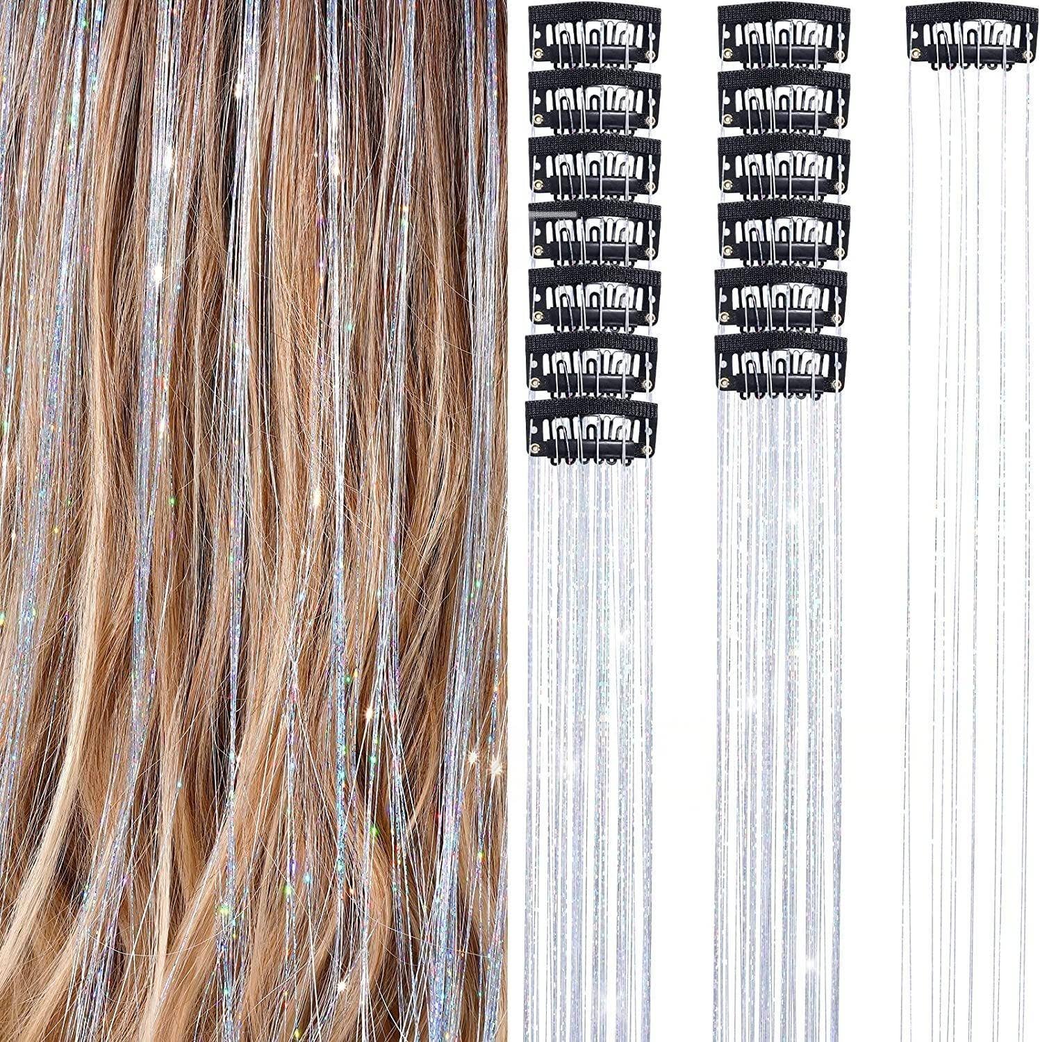 AK Brand - Wholesale Haar extensions - 20 inch glinsterende haartinsels voor extensions kit10