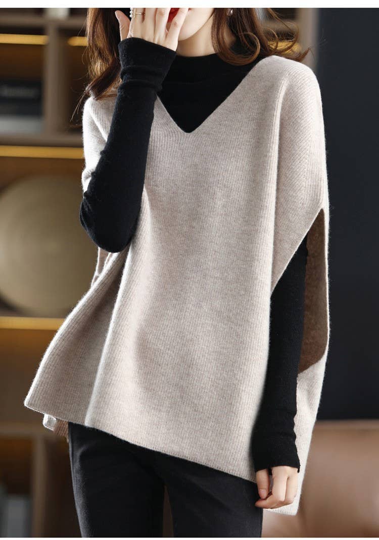 Hope & Sunshine - Vendita all'ingrosso Top in maglia - Donna - Gilet a Maglia Larga11