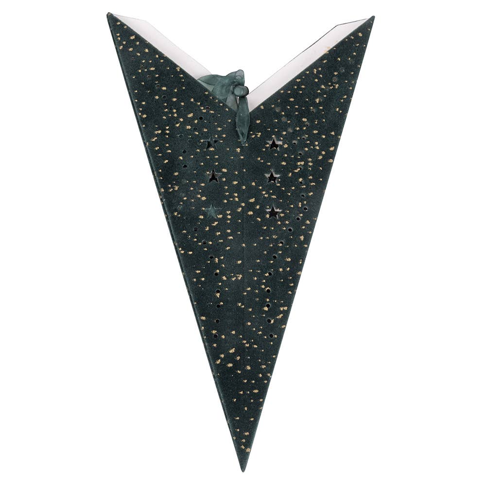 VdE Tivoli 1996 - Wholesale Ornament Set - XMAS LED STAR GREEN VELVET1