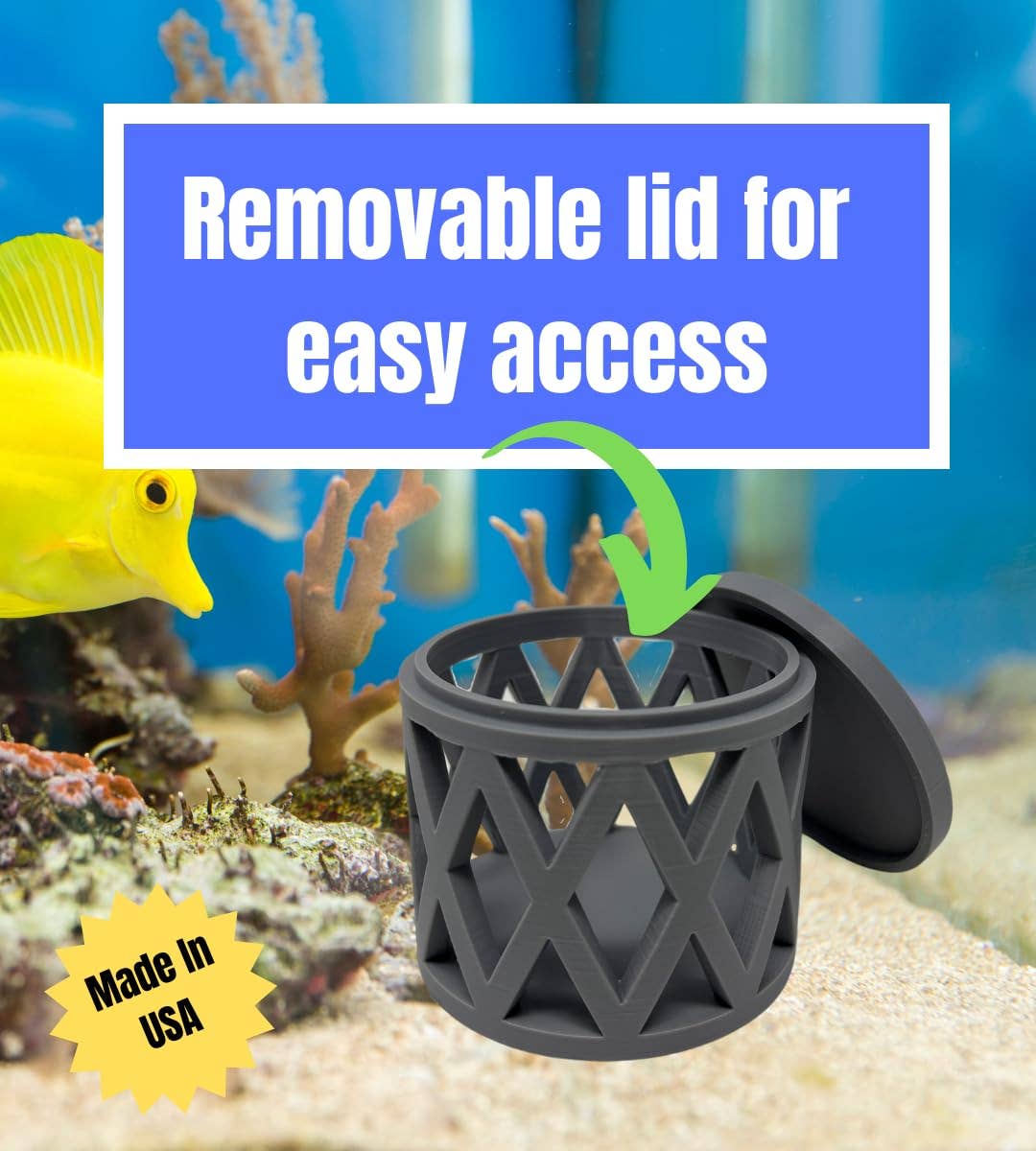 Chatelet - Wholesale Decorative Tabletop Object - REEFSHAPE Aquarium Mushroom Coral Cage | Protects Coral or Anemones | Open Design Allows Water Pass-Through | Made in USA2