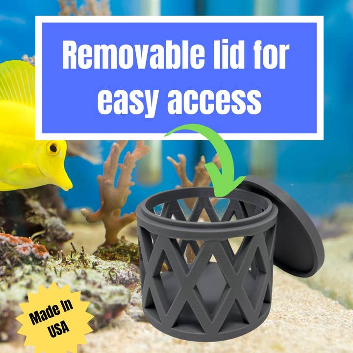 Chatelet - Wholesale Decorative Tabletop Object - REEFSHAPE Aquarium Mushroom Coral Cage | Protects Coral or Anemones | Open Design Allows Water Pass-Through | Made in USA2