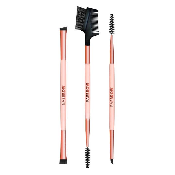 BRUSH TRIO - ESSENTIAL BROW AND LASH STYLING KIT for wholesale by BAEBROW