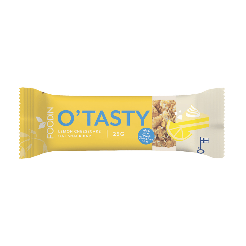 Foodin - Vente Barres de céréales - Gâteau au fromage au citron O`Tasty Oat Bar 25 g0