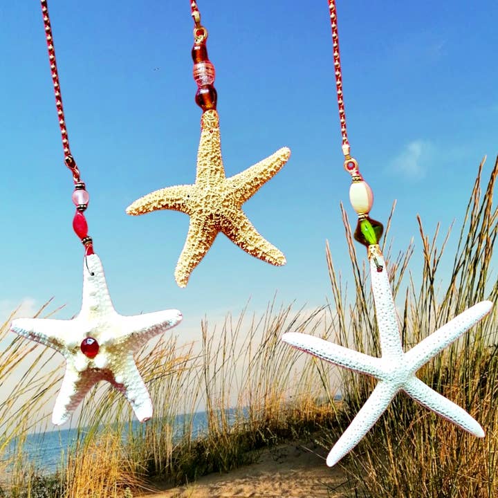 Shell We Sea Designs - Wholesale Decorative Tassel/Wall Drop - Authentic STARFISH Fan Light Pull Chain7