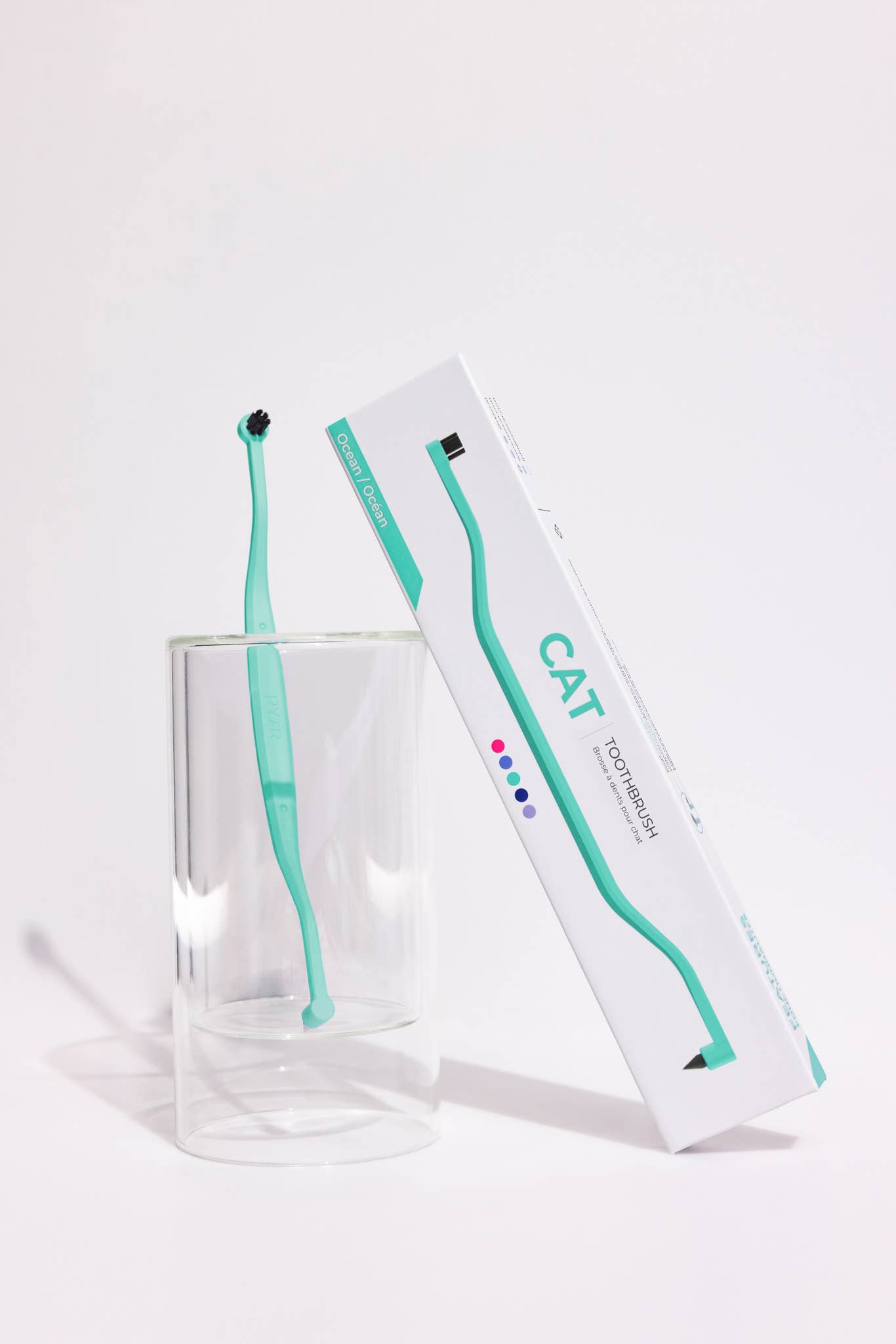 RYERCAT - Wholesale Pet Brush - Cat/Dog - Dual Sided Cat Toothbrush - Mix n' Match Colors!4