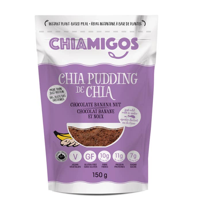 Chiamigos - Vendita all'ingrosso Budini - Instant Chia Pudding - Noce di banana al cioccolato