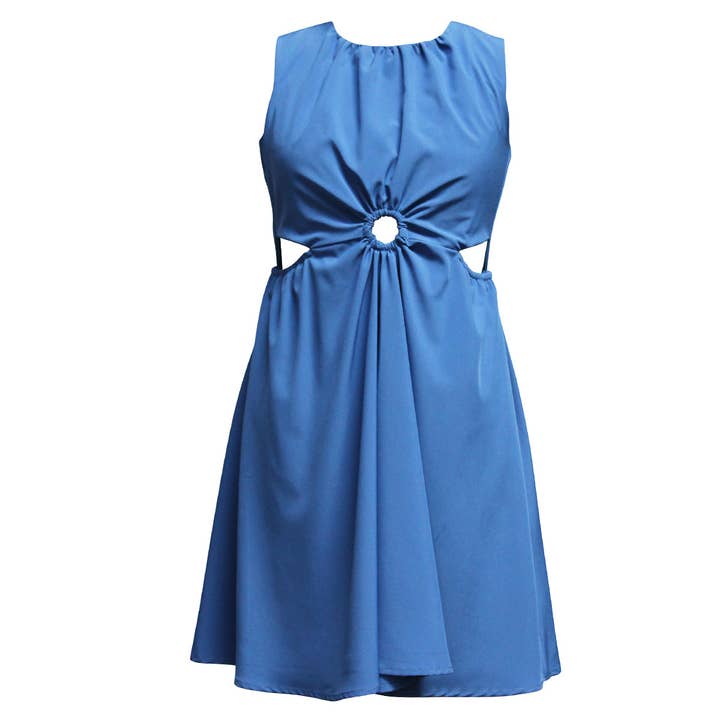 O-Ring Cutout Dress for wholesale by Ava & Yelly