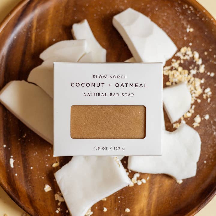 Slow North - Wholesale Bar Soap - Coconut + Oatmeal - Natural Bar Soap7