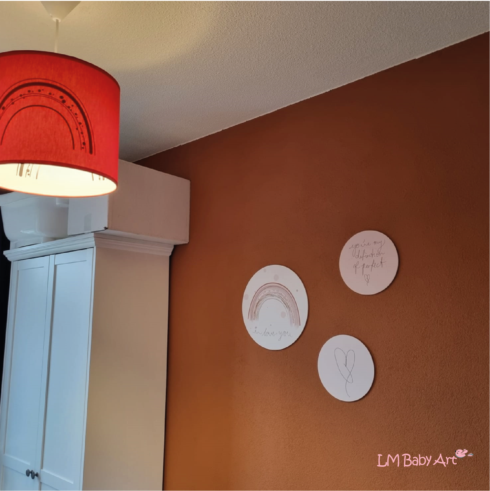 lm baby art - Wholesale Wall Decor - Kids & Baby - Muurcirkel set - Regenboog collectie1