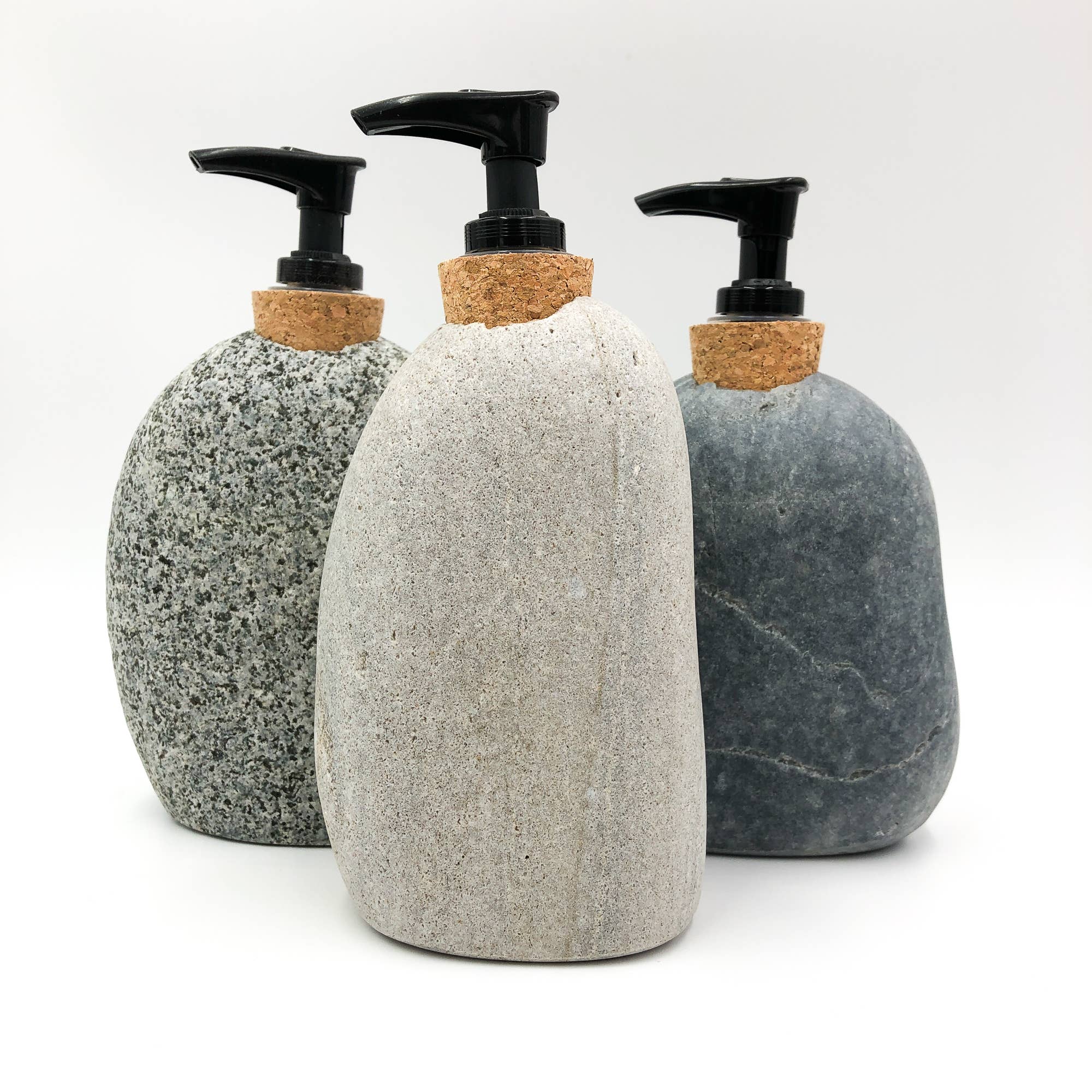 Funky Rock Designs – Dispensador de sabonete por atacado – Dispenser de Sabão/Loção em Pedra7