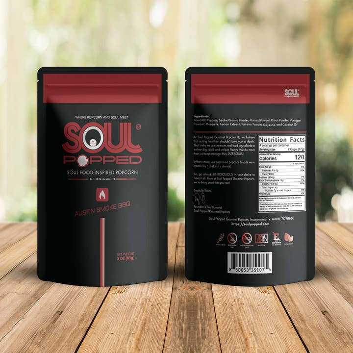 Soul Popped Gourmet Popcorn – Großhandel Popcorn – Austin Smoke Grill0