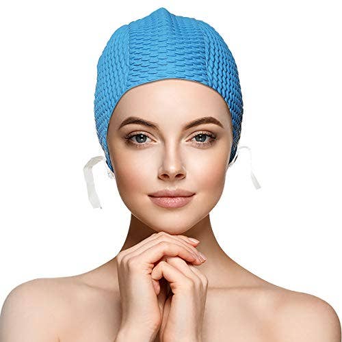 Equipamento Água Borracha Natural Touca Swim Bubble por atacado de Water Gear