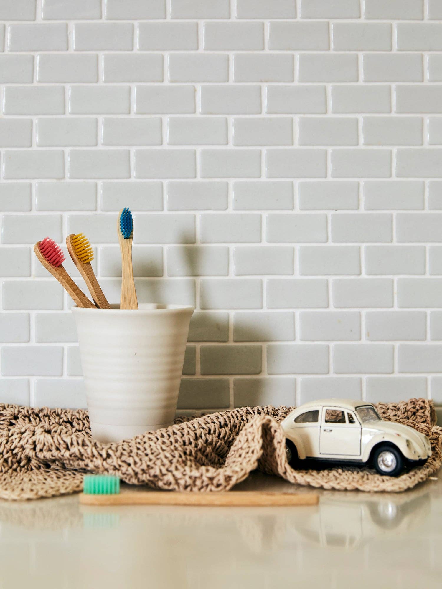 The Conscious Store - Wholesale Toothbrush – Kids & Baby - Children’s Bamboo Toothbrushes (Set of 4)0