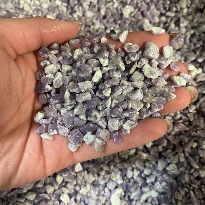 Moon Mountain Gems - Wholesale Spiritual Stone/Crystal - 1lb Lepidolite Chips