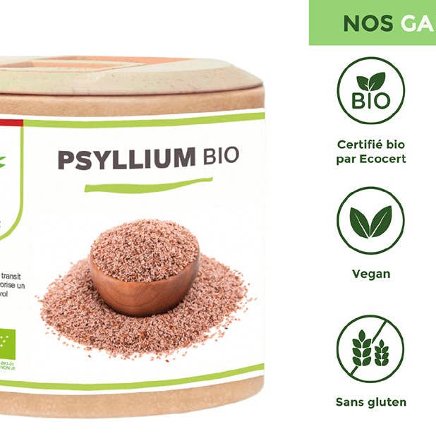 Bioptimal - Wholesale Oral Supplement/Vitamin - Organic psyllium capsules - Bioptimal8