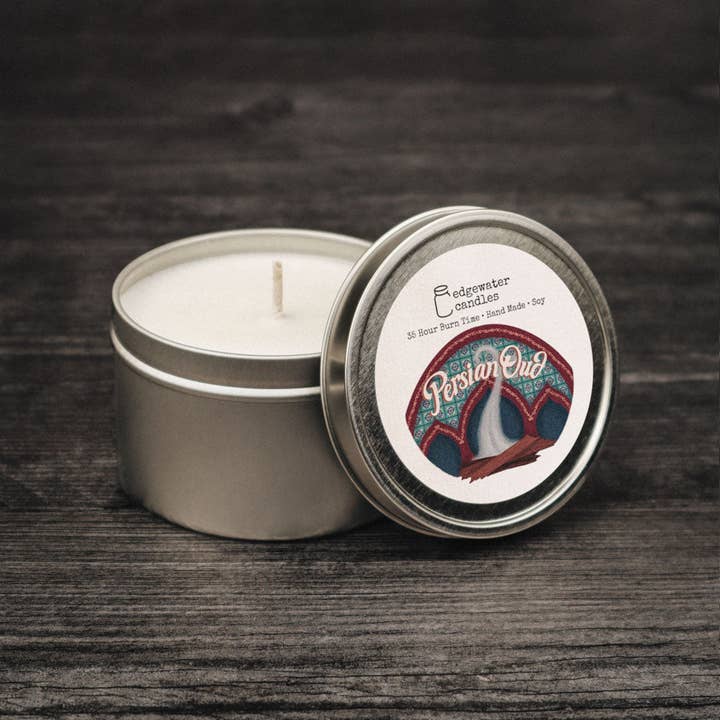 Edgewater Candles - Wholesale Travel Candles - Travel Tin - Persian Oud0