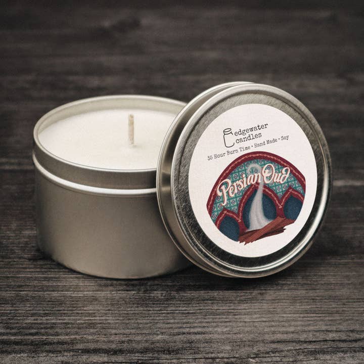 Edgewater Candles - Wholesale Travel Candles - Travel Tin - Persian Oud0
