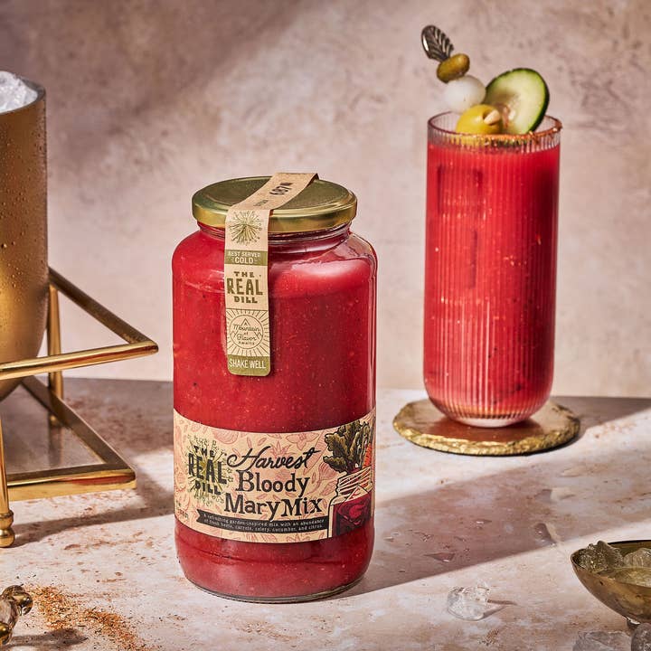 The Real Dill - Wholesale Cocktail Mix/Syrup - Harvest Bloody Mary Mix, 32 oz