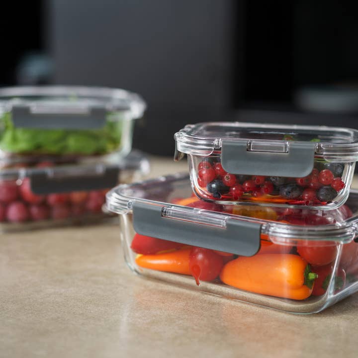 DK Household Brands (Zyliss, Cole & Mason, AdHoc, SwissMar, Culinare, Ken Hom) – wholesale Food storage container – Zyliss Glass Container6