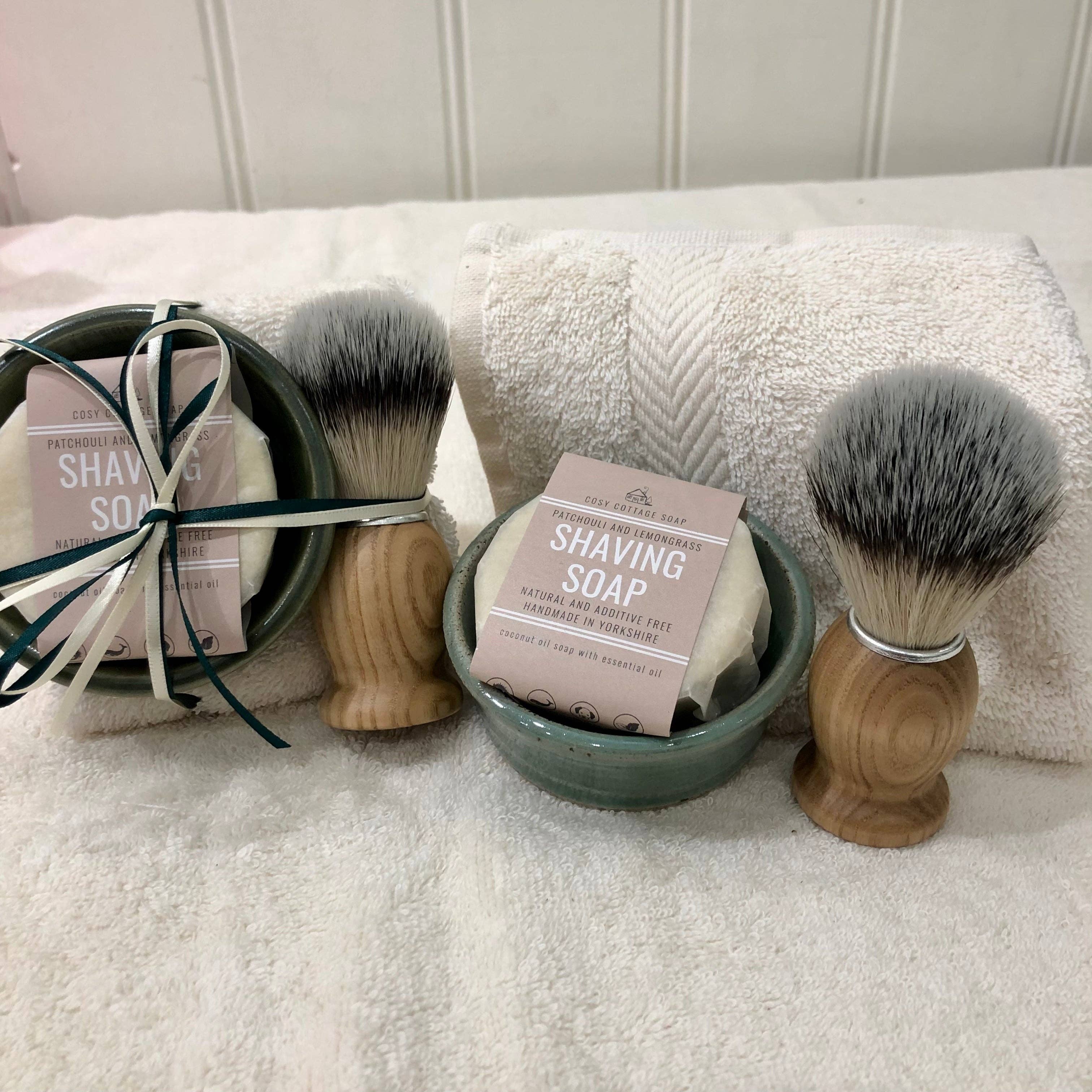 Cosy Cottage Soap – wholesale Shaving set/kit – Men's – Eco-Friendly Valentine's Shave Set3
