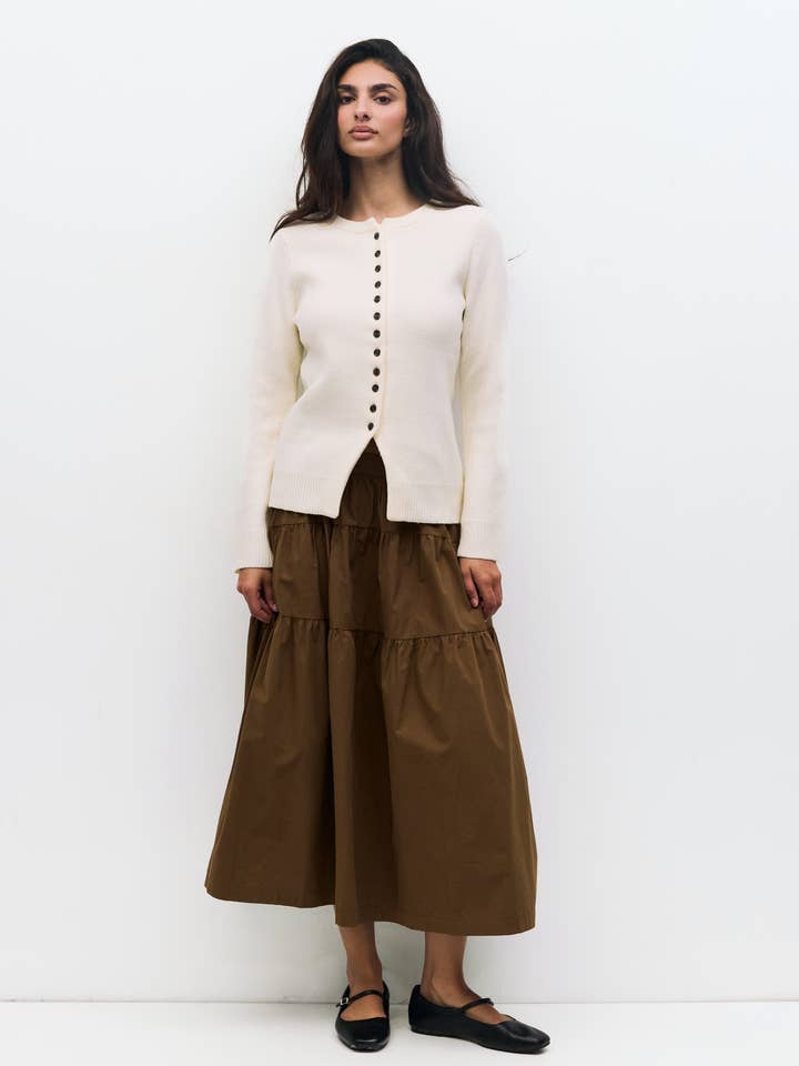 MOD REF - Vendita all'ingrosso Gonna - Donna - La Gonna Esme | Gonna Midi Arricciata3