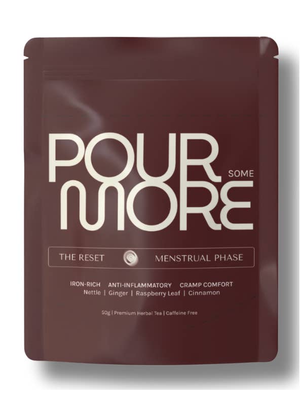 The Reset | Menstrual Phase | days 1-7 for wholesale by POUR SOME MORE