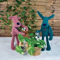 MAÏLOU TRADITION - Wholesale Stuffed/Plush Toy - Kids & Baby - LES POPs - Mamache the cow - Pink - 40 cm1