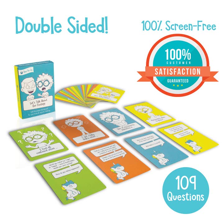 Open The Joy - Wholesale Card Game - Let's Talk: Conversation Starters for Kids | Single Decks1