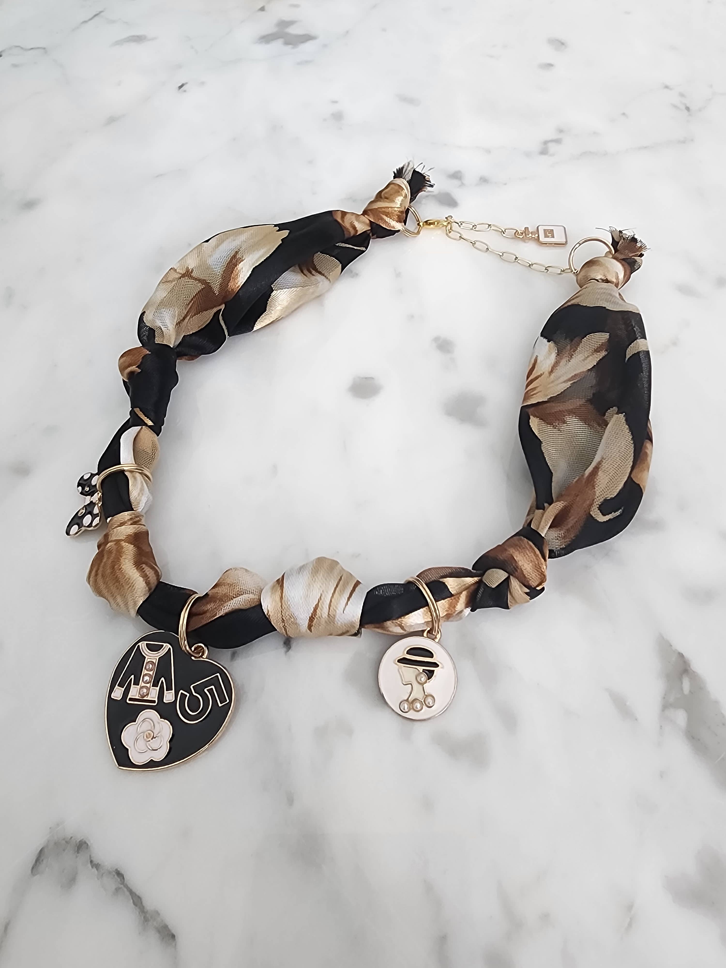 Silfra Designs - Wholesale Pendant/Charm Necklace - Scarf Necklace - Girlie Charms3