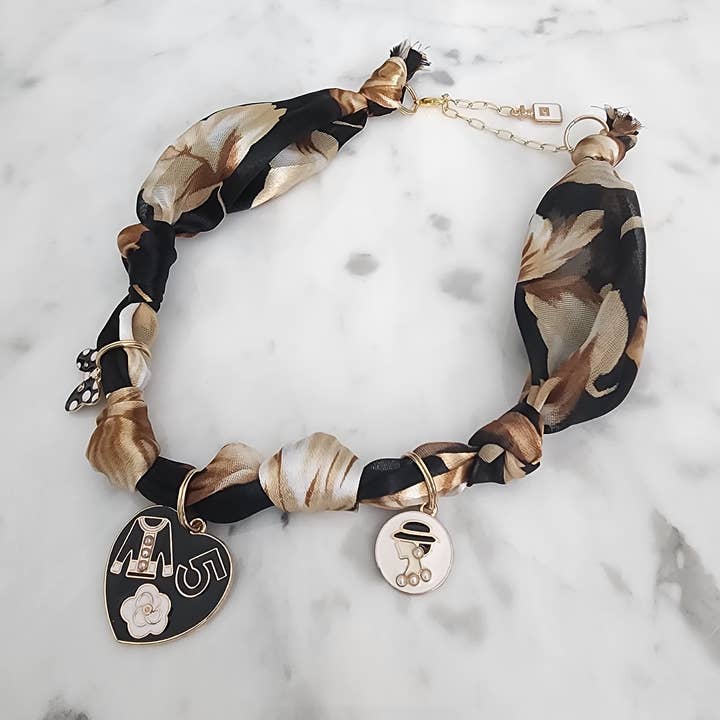 Silfra Designs - Wholesale Pendant/Charm Necklace - Scarf Necklace - Girlie Charms3