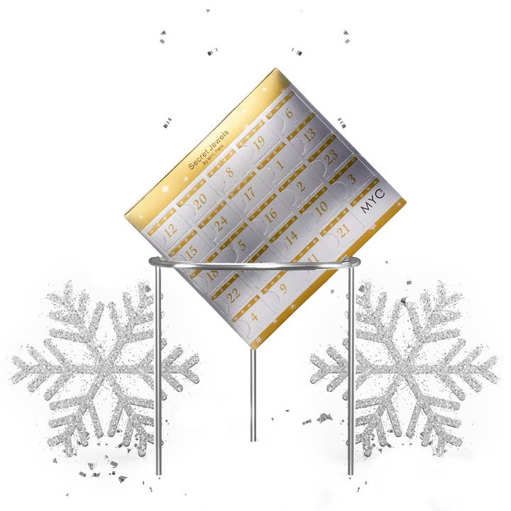 Advent Calendar Surprises: Rhodium Plated & Crystal for wholesale by CARALI / MYC Paris
