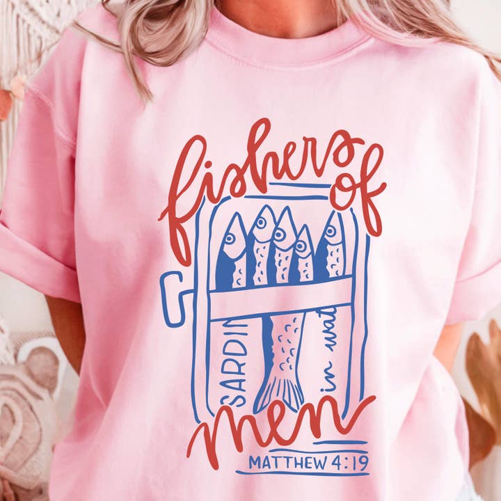 Fishers Of Men Christian Graphic T-Shirt | Gildan for wholesale by Shoppe SHC