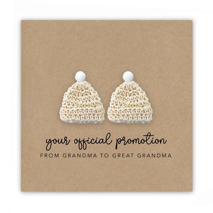 From Grandma to Great Grandma , Announcement, Twin for wholesale by Fifi's Handcrafted