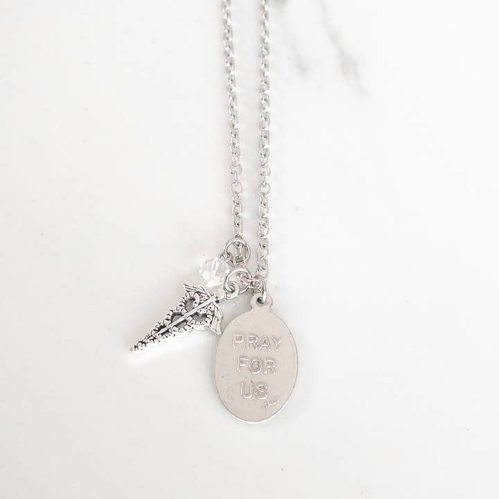 Sagely Sparrow - Wholesale Pendant/Charm Necklace - St Catherine of Siena Necklace