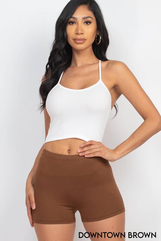 Vanilla Monkey - Wholesale Athletic Shorts - Women's - Basic Solid Biker Shorts17