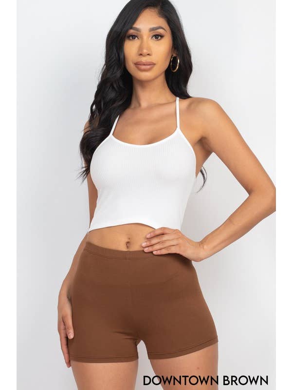 Vanilla Monkey - Wholesale Athletic Shorts - Women's - Basic Solid Biker Shorts17